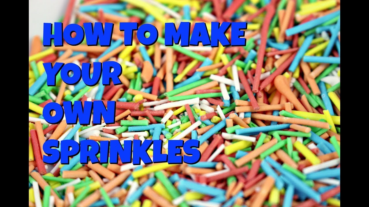 How to Make VEGAN Homemade Sprinkles