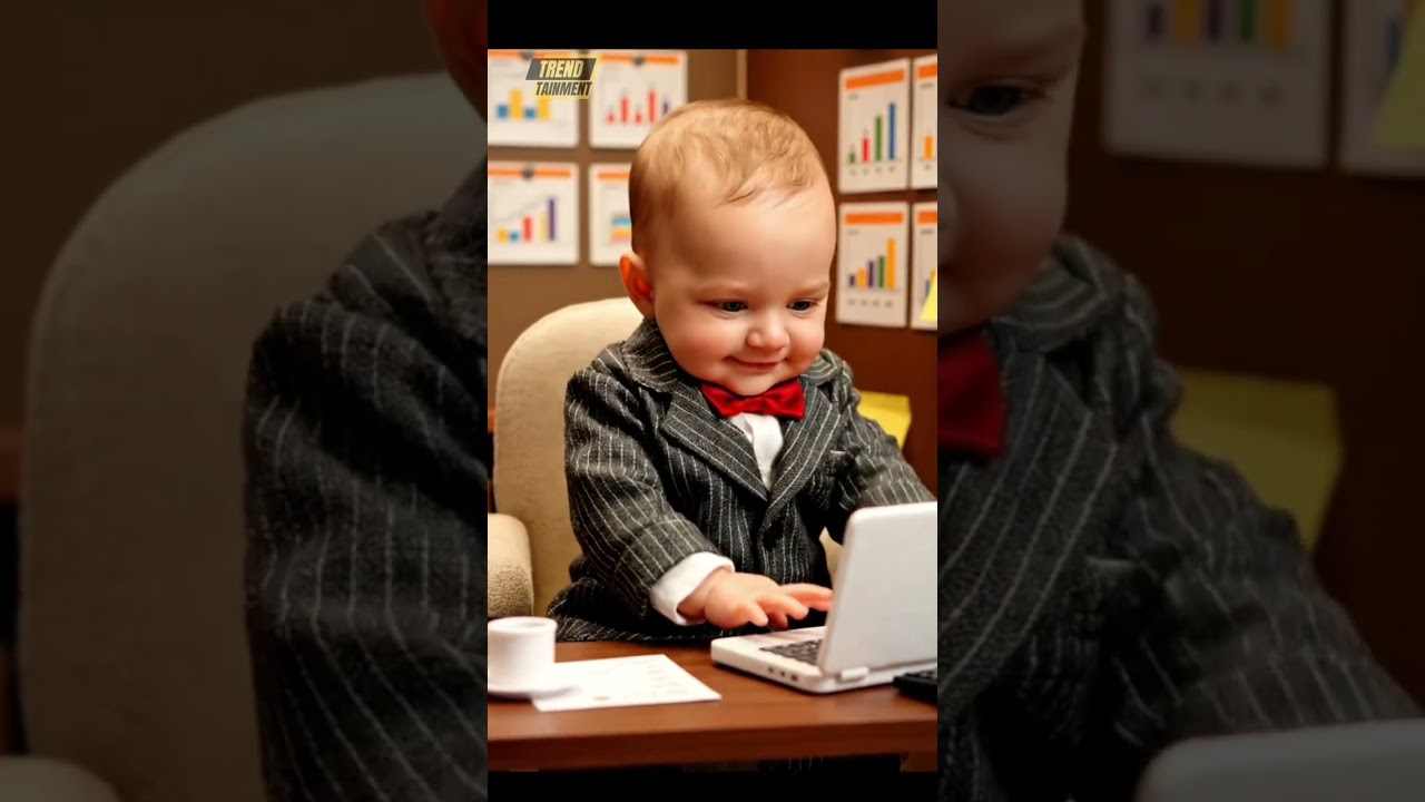 &ldquo;Baby Boss Starts New Project | mini ceo Promotes His Team 😎👶 #Shorts&rdquo;