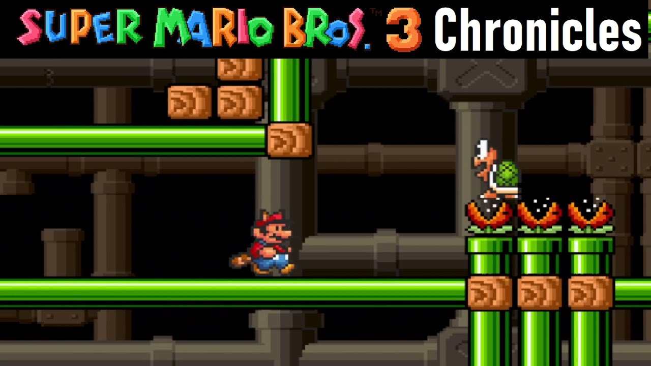 SMB3 Chronicles v3.5: World 7: Pipe Maze 🎍 [100%/Playthrough] Super Mario Bros 3 - SMBX