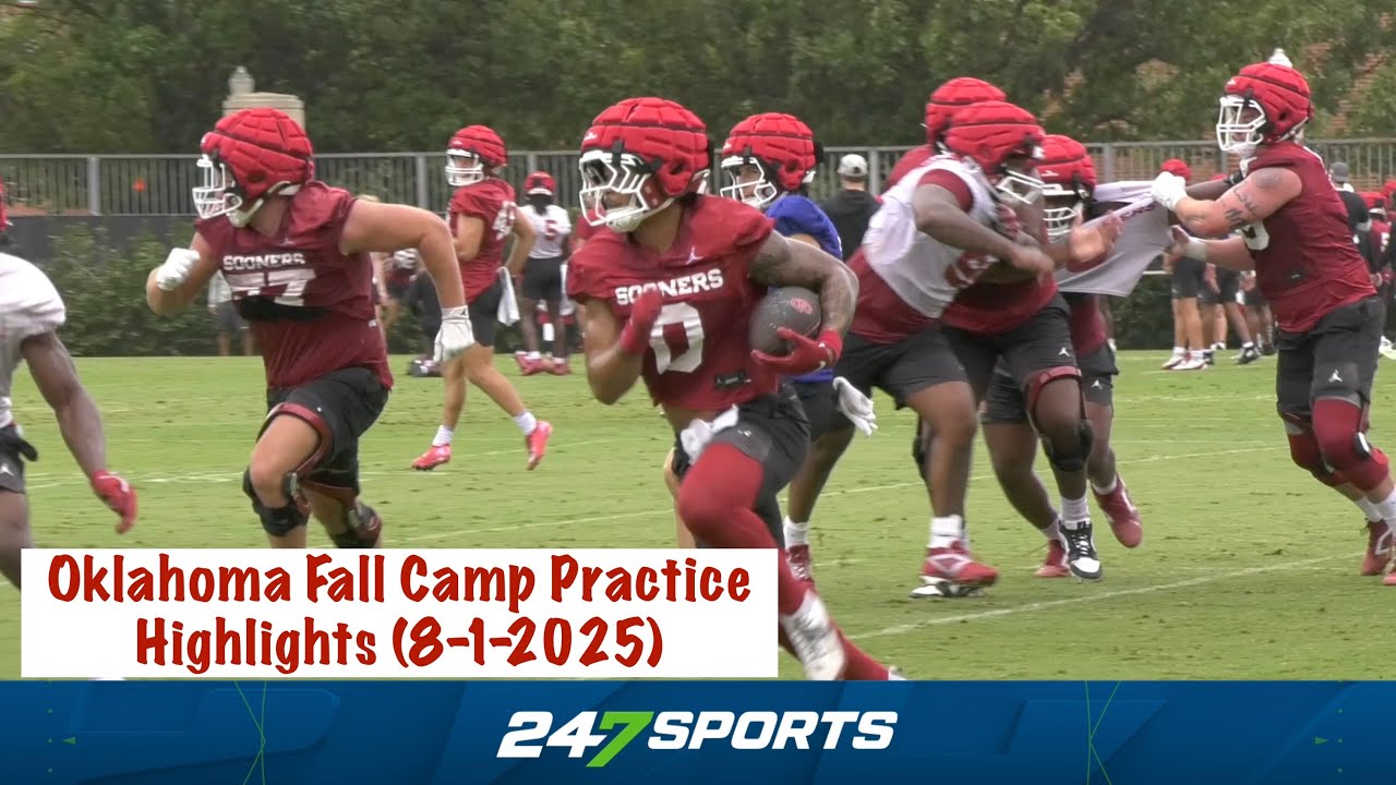 Oklahoma Football Fall Camp Practice Highlights - 8/1/2025