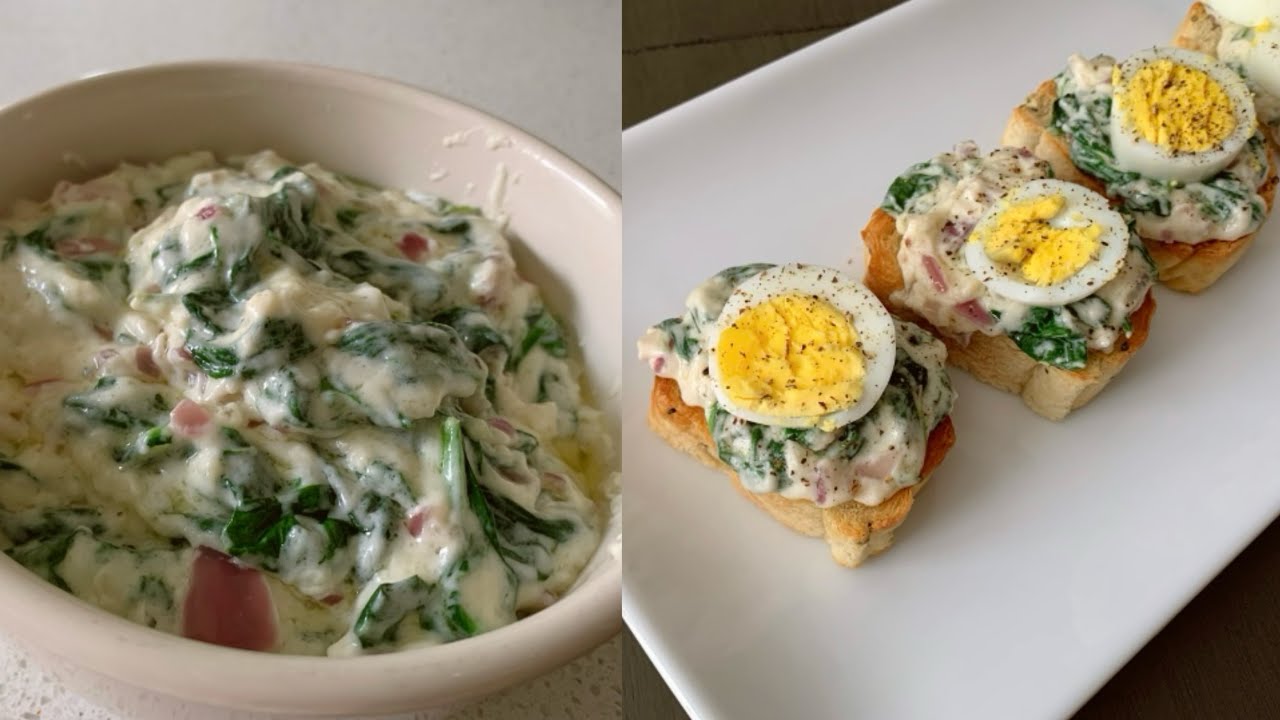 Creamed Spanich Recipe Surprised everyone ！ Quick & Simple Breakfast