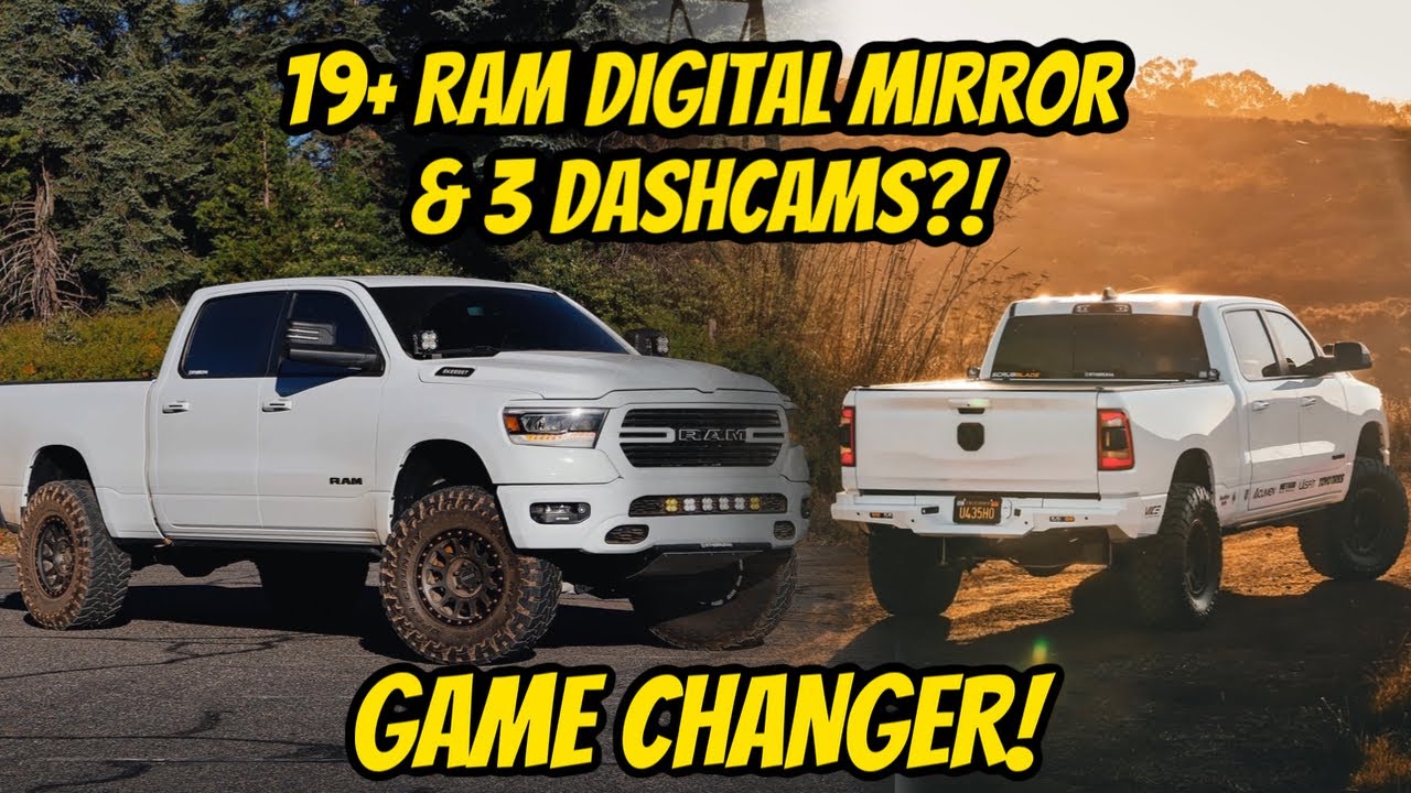 Acumen M4 Digital Rearview Mirror + Trail Cam Overview / Full Install