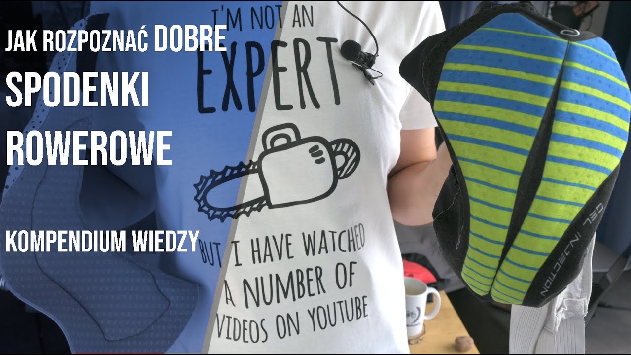 DOBRE spodenki rowerowe z wkładką - JAK POZNAĆ?