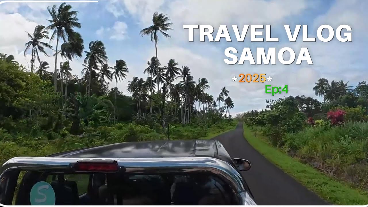 Crusing in samoa hot sun enjoying this beautiful day.
