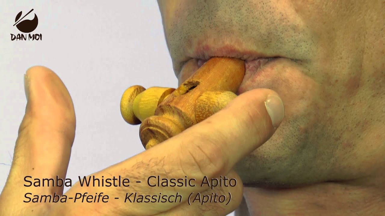 Wooden Samba Whistle - Classic Apito
