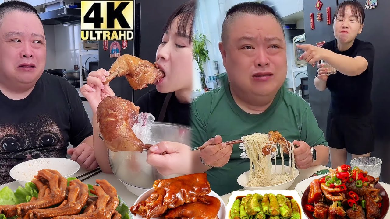 いたずらされた！ _ ASMR FOOD 🍜🍝🍜🥓🥢🍗