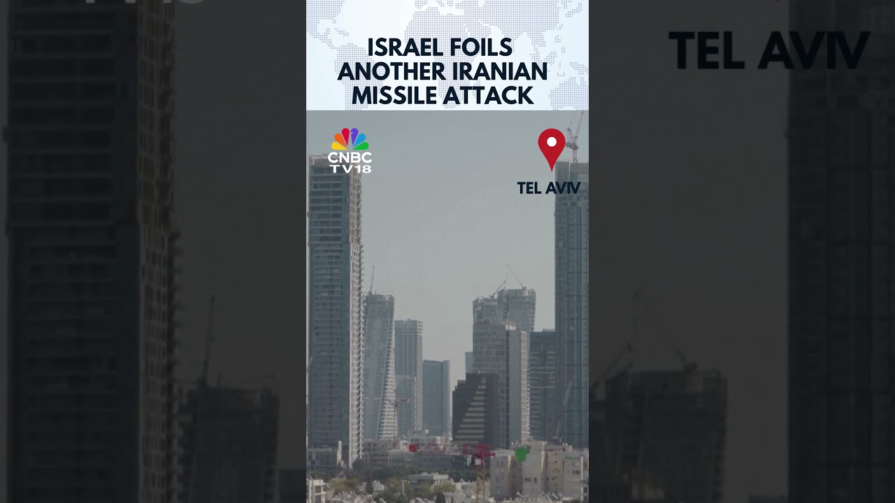 Sirens in Israel's Tel Aviv as Iran Launches New Missile Barrage | Middle East Conflict | N18G