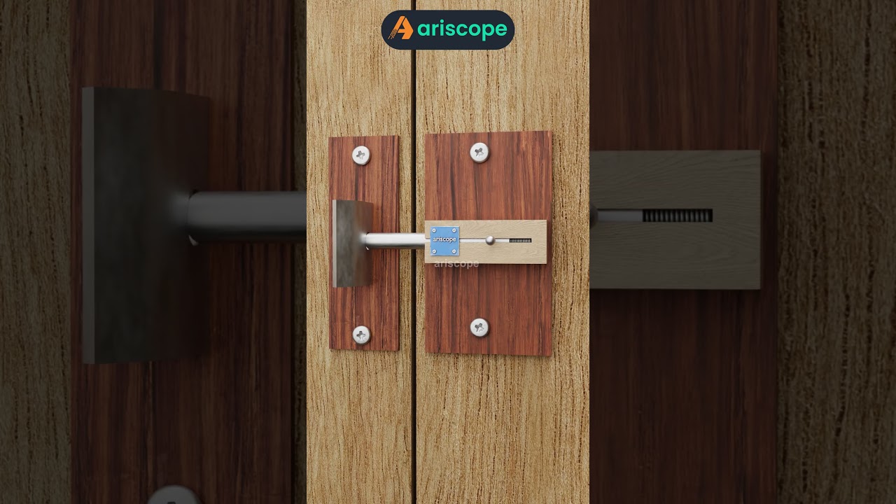 Smart Automatic Locking with Spring-Loaded Metal Latch