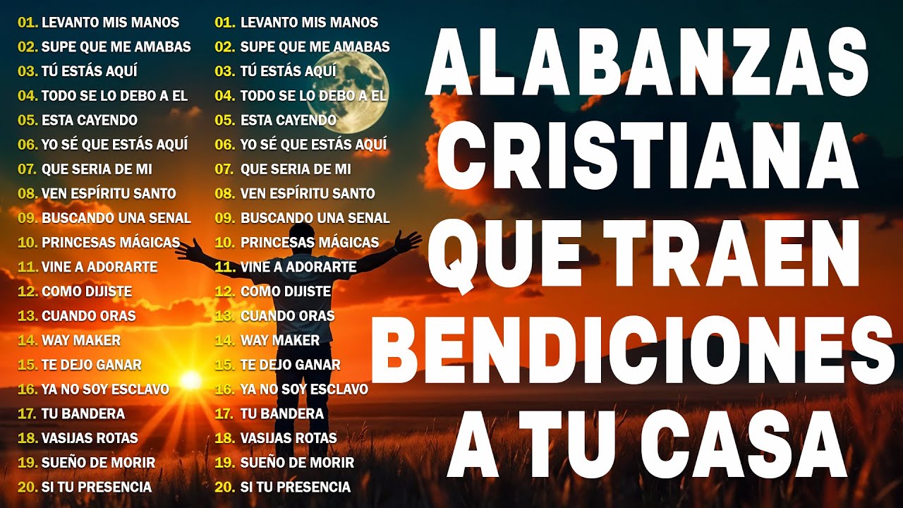 LEVANTO MIS MANOS /PODEROSAS ALABANZAS CRISTIANAS ADORACION / MUSICA CRISTIANA DE ADORACION PARA