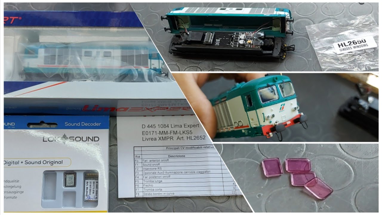 Lima Expert D445  Tutorial Digitalizzazione Sound+sostituzione vetri cabine(glasses sostitution cab)