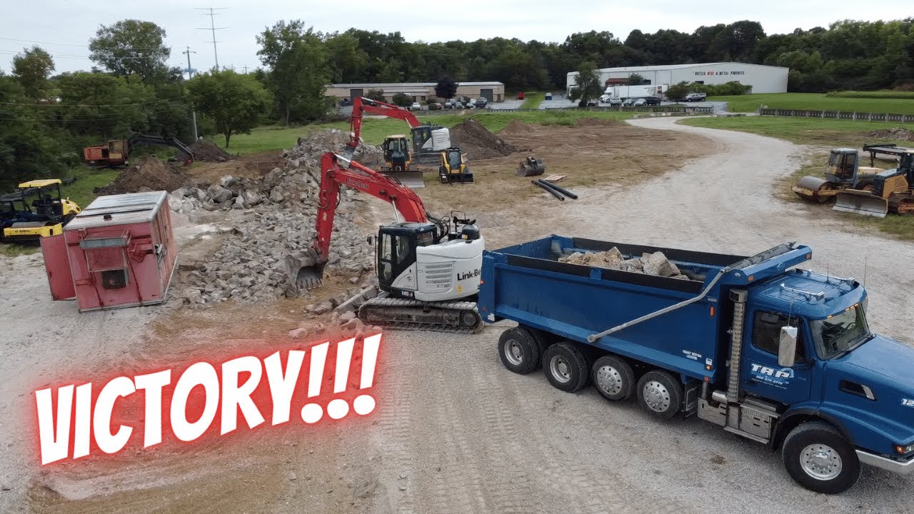 MASSIVE concrete tumor is OUT! Yes sir!
