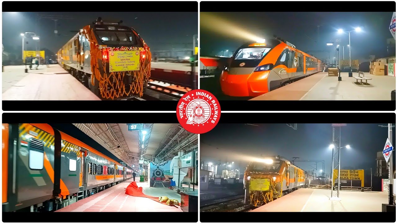 INAUGURAL RUN of 3 AMRIT BHARAT EXPRESS, 1 VANDE BHARAT SLEEPER, 2 Mail / Express from NFR