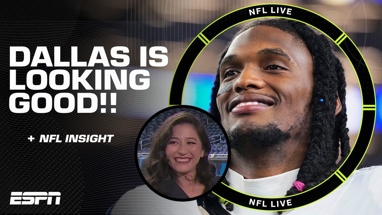 It's a joy to watch this Dallas Cowboys run game 🤩 + My thoughts on Jalen Hurts 👀 | NFL Live