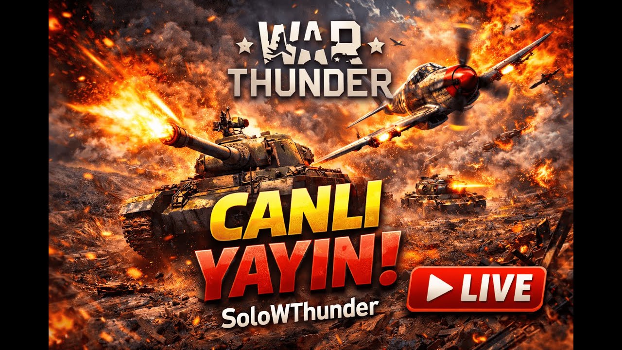 WAR THUNDER OYNUYORUZ | WAR THUNDER