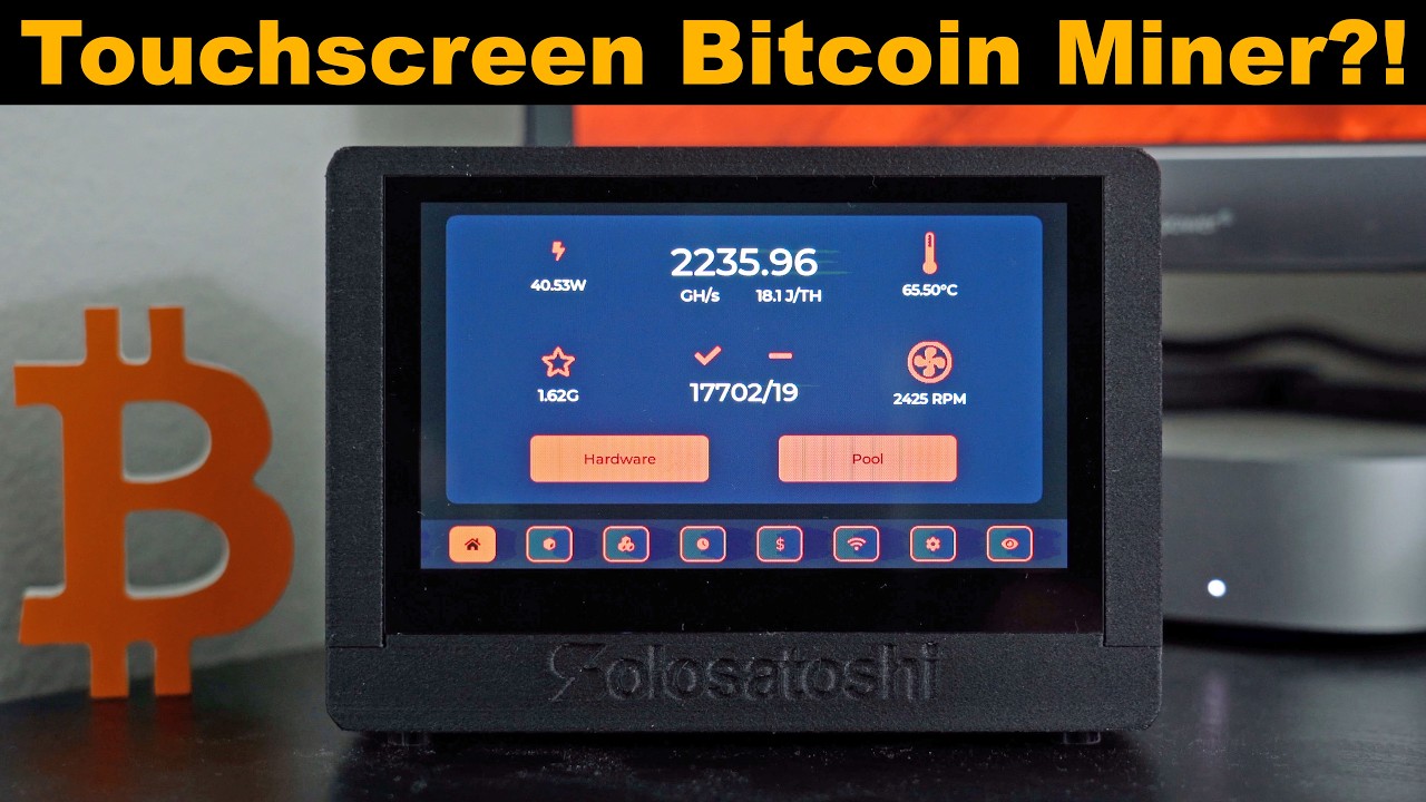 Обзор майнера Bitaxe Turbo Touch с сенсорным экраном