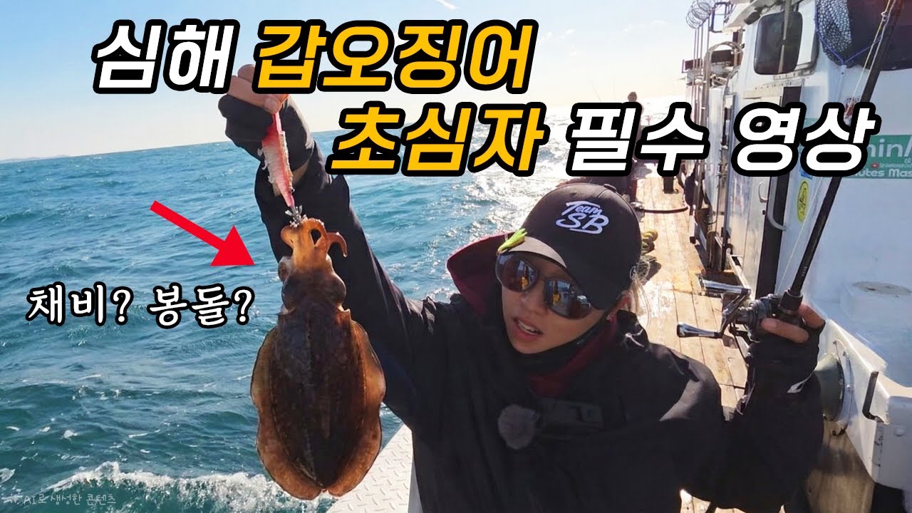 심해 갑오징어 마릿수 장원의 꿀팁! 지금부터 달리셔야 합니다!!