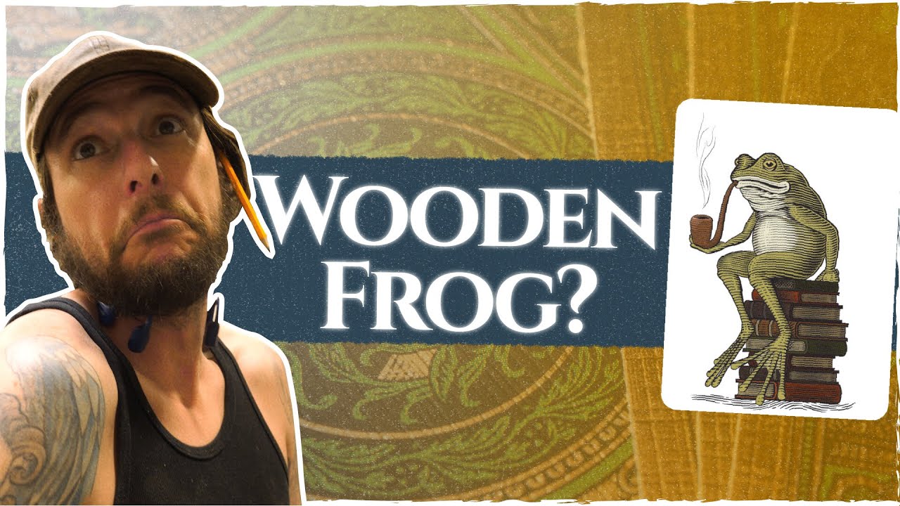 Sculpting a Giant Wooden Frog! (poker kickstarter ending) S14E16