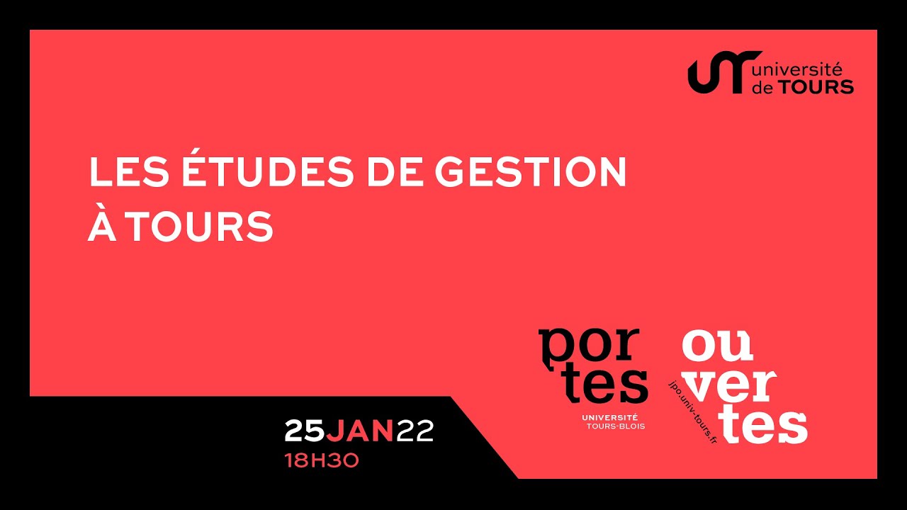 Les études de gestion à Tours