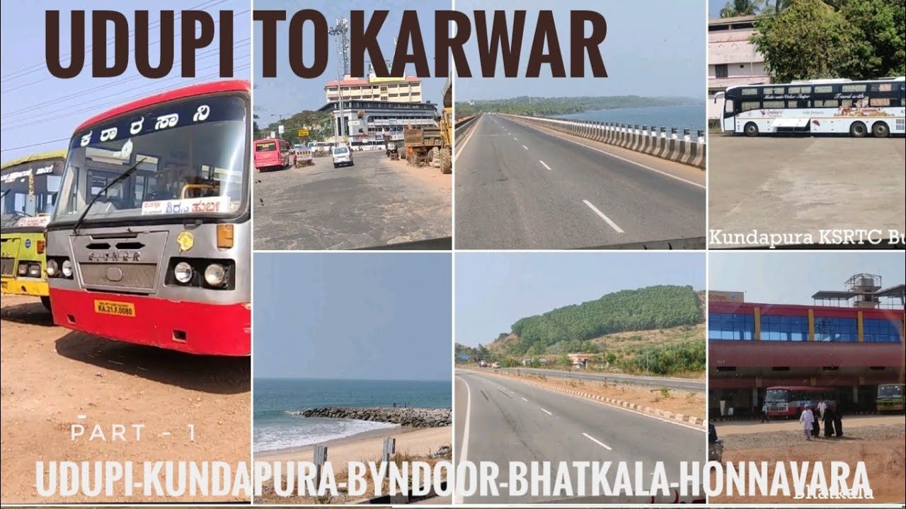 Udupi to Karwar KSRTC Saarige Bus Journey Part 1