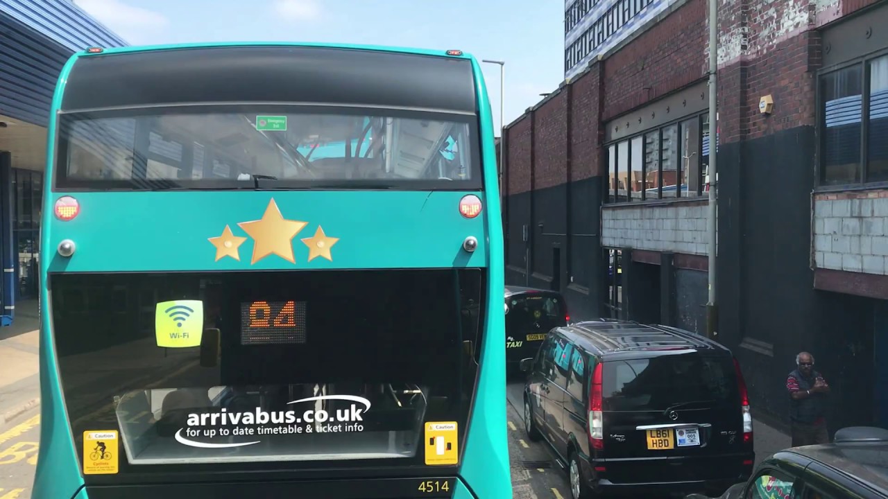 Full Route Visual | Arriva Leicester 104 - Thorpe Astley to Leicester | 4753 (FJ06 ZSY)