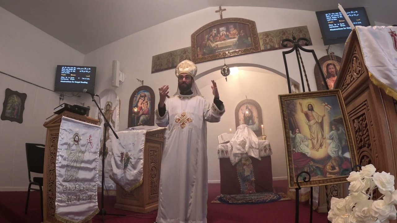Fr  Nathaniel Sermon | John 6:47-46 | Bread of Life | Archangel Michael Coptic Orthodox Church Macon