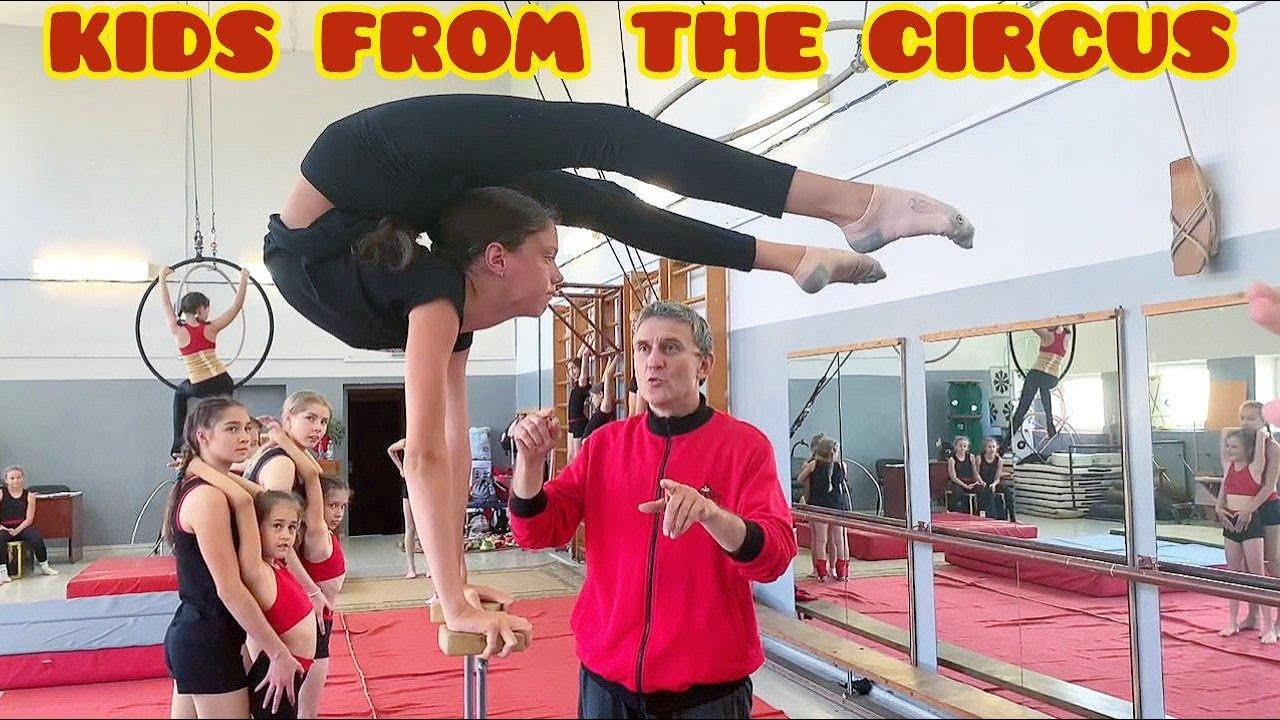 Cool kids - workout! The film tells how ordinary children learn to be circus gymnasts and acrobats.