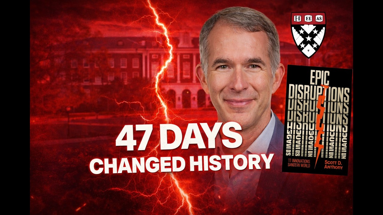 Epic Disruptions: Insights from Scott D. Anthony | The Innovation Show at Harvard Business School