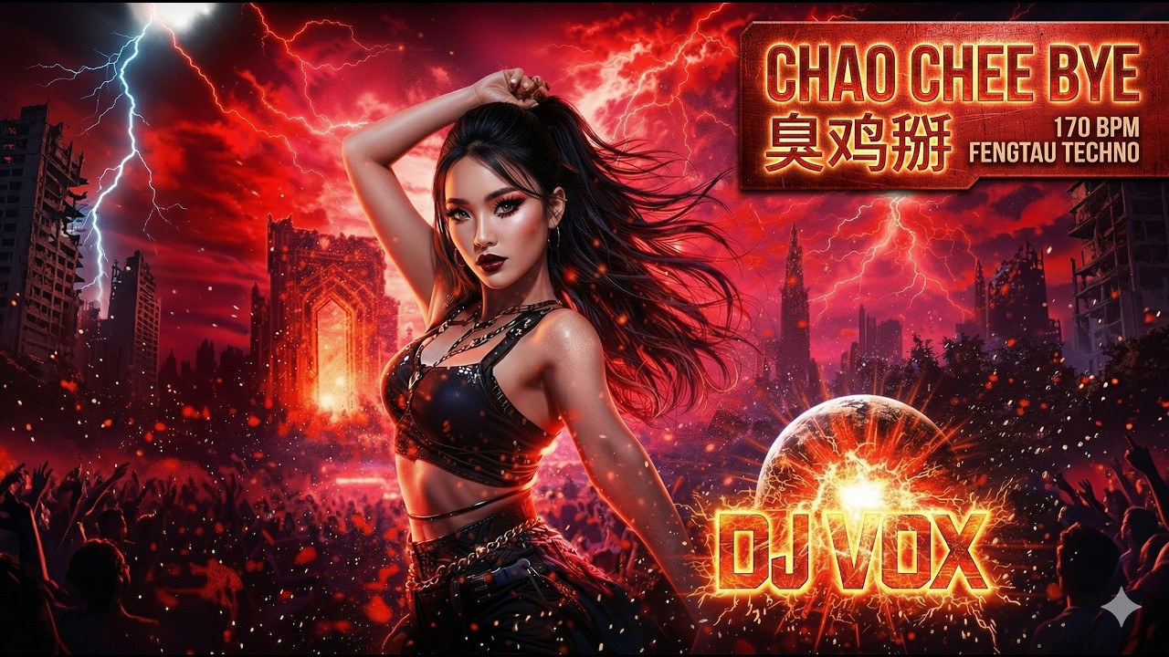 Chao Chee Bye 臭鸡掰 🔥 DJ VOX | Fengtau Hardstyle 170 BPM Techno