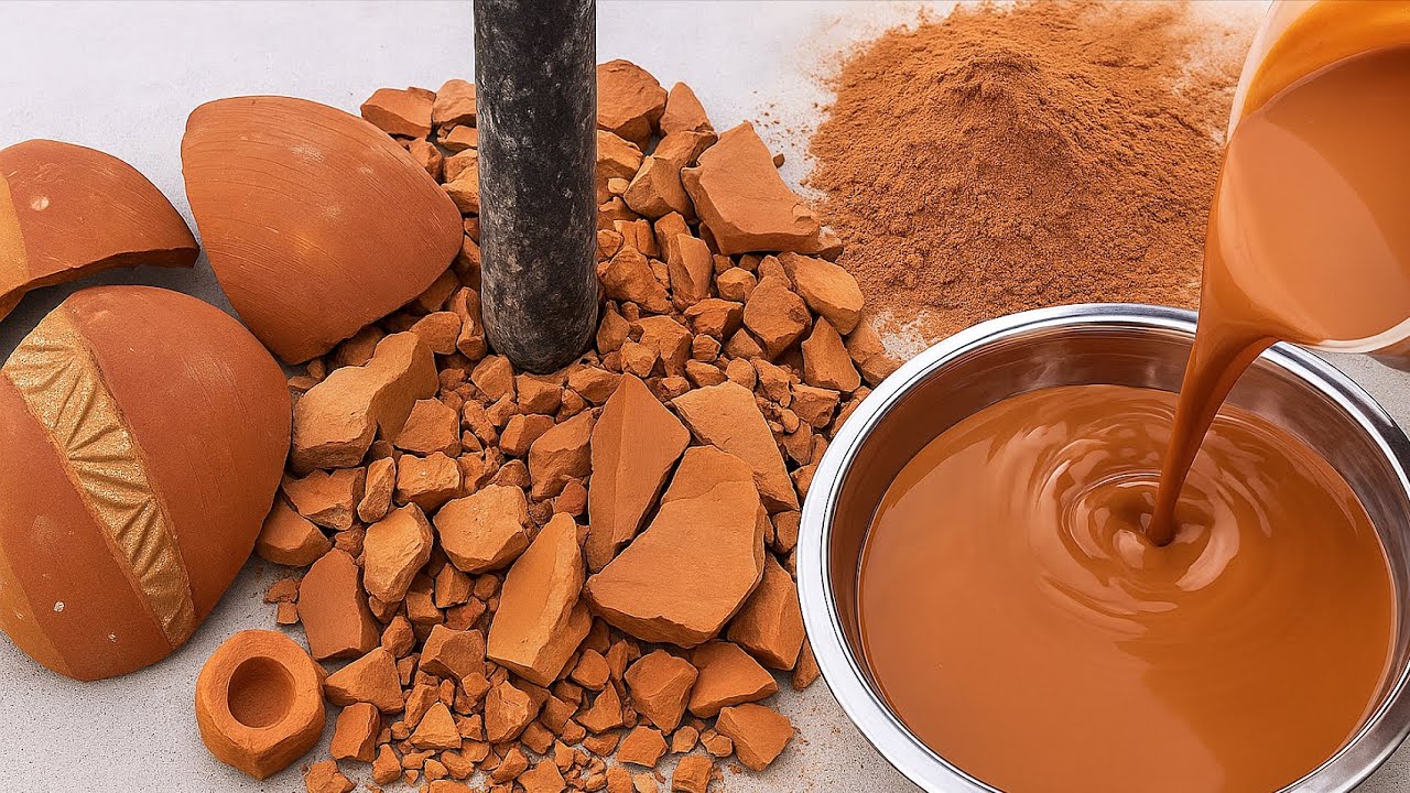 How to make Red dirt to Red clay  // full tutorial// long prepartion // earthy red