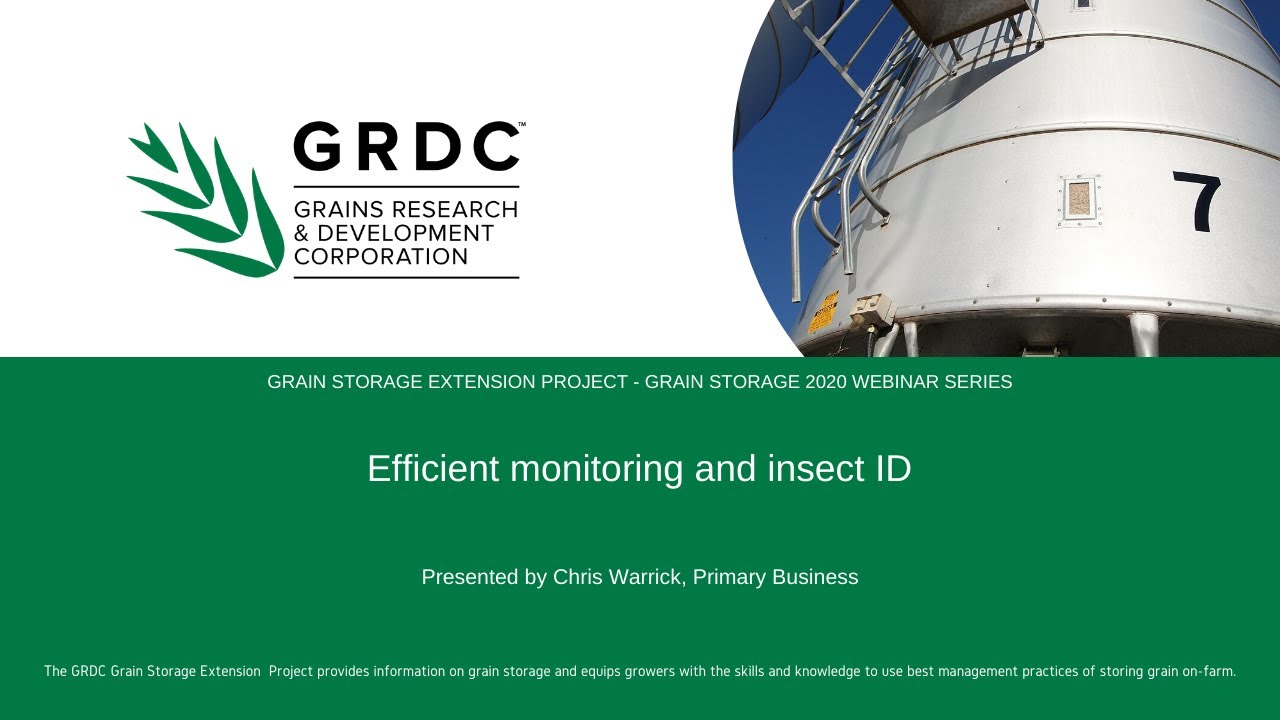 Grain Storage &ndash; Efficient monitoring and insect ID