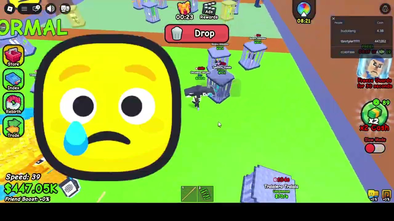 These brainrots are so mean to me in this game.