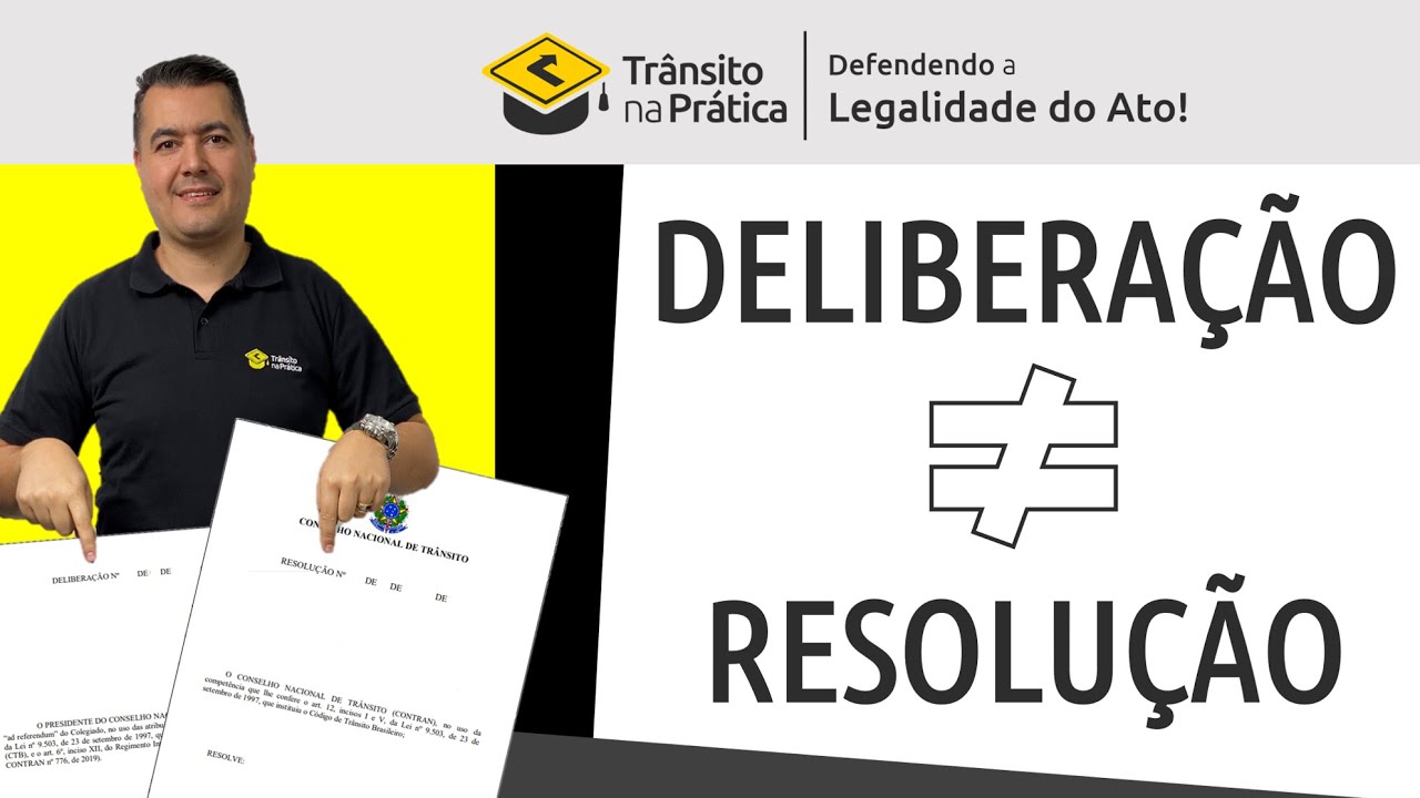 Você sabe a diferença entre Deliberação e Resolução? - Recurso de Multa - Professor Ademir Santos