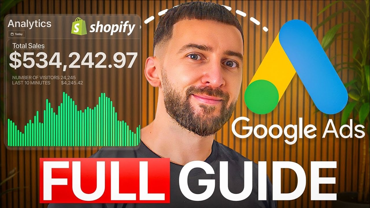 Shopify Google Shopping Ads Full Tutorial - eCommerce & Dropshipping