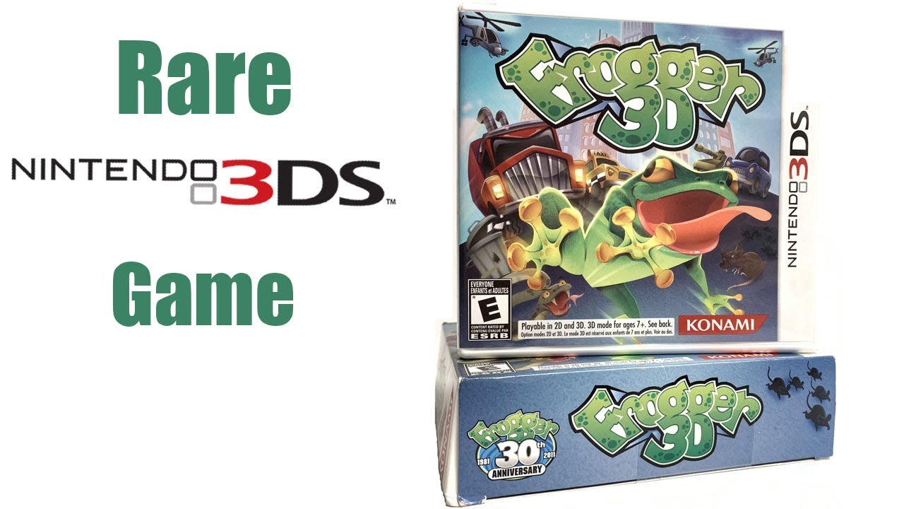 Frogger 3D - RARE Nintendo 3DS Game!