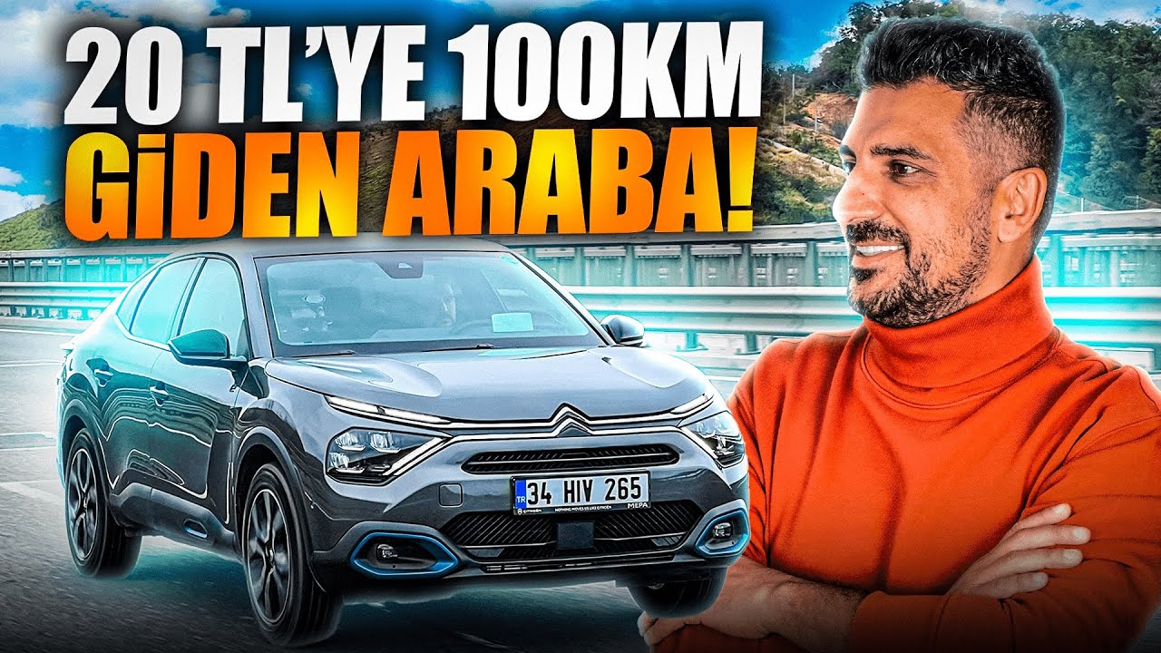 20 TL’ye 100 Km Giden Araba! | Citroen E-C4 X