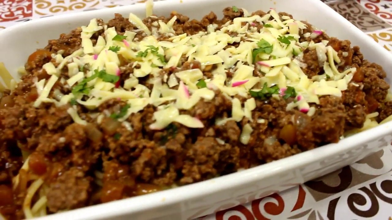 Macarrão à bolonhesa Simples e Rápido