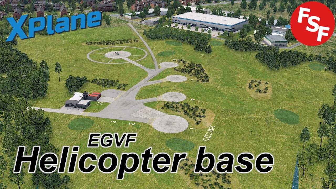 New X-Plane helicopter base