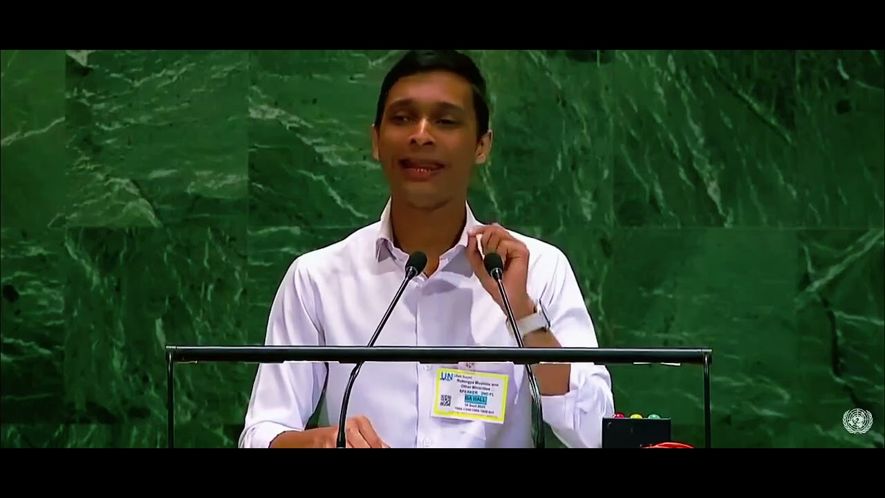 Maung Sawyedullah & Dr. Mohammed Younus at UN High-Level Conference | Rohingya Leadership