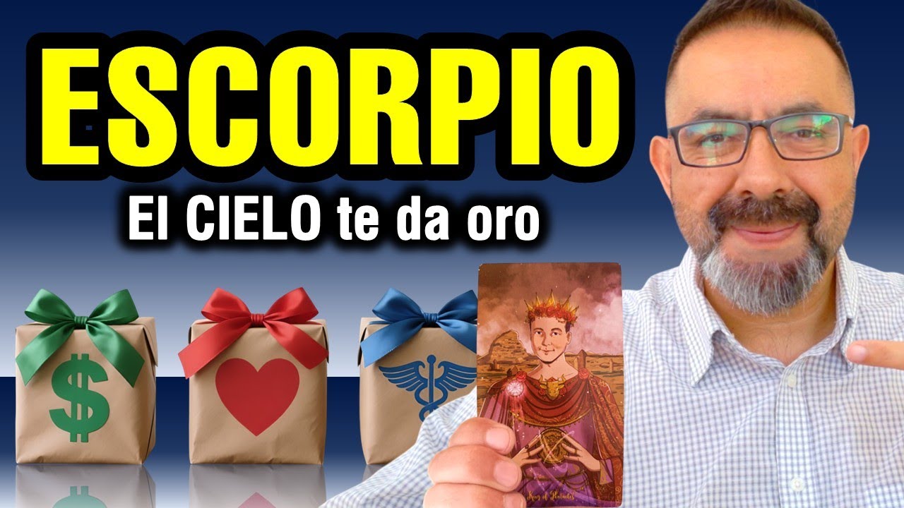 Escorpio ♏️ Este MILAGRO te trae DINERO y RIQUEZA 🔮 TAROT dinero, familia y salud