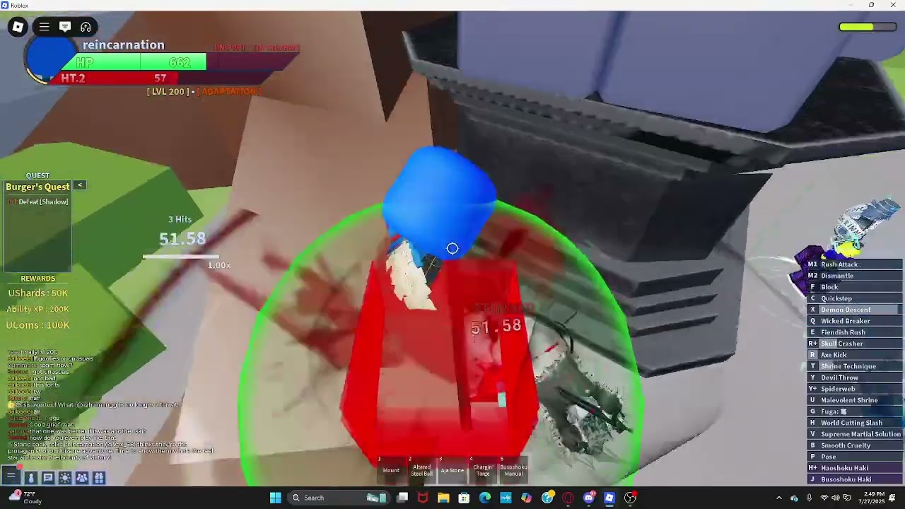 Roblox AUT4.9 Jumping people