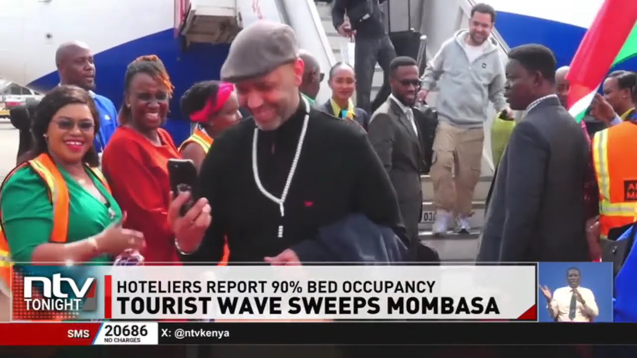 Thousands of tourists flock to Mombasa, pushing hotel occupancy to near full capacity