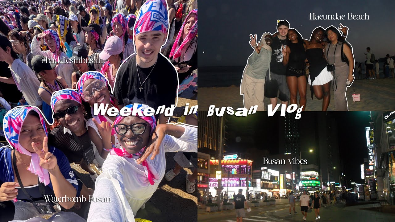 Visiting Busan, Haeundae Beach + Waterbomb Music Festival | Helga Nfor