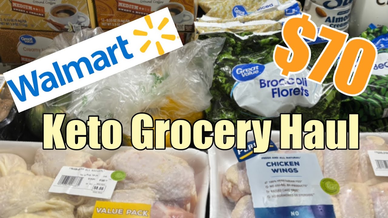 Walmart Grocery Haul with Prices! Keto and Low Carb Grocery Haul! Nutrition Info Included!