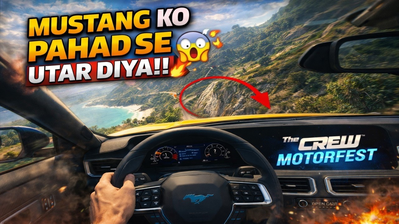 Ye Galti Nahi Karni Thi Mustang Ko Pahad Se Utar Diya!! 😱 | The Crew Motorfest PS5 | Gameplay Hindi