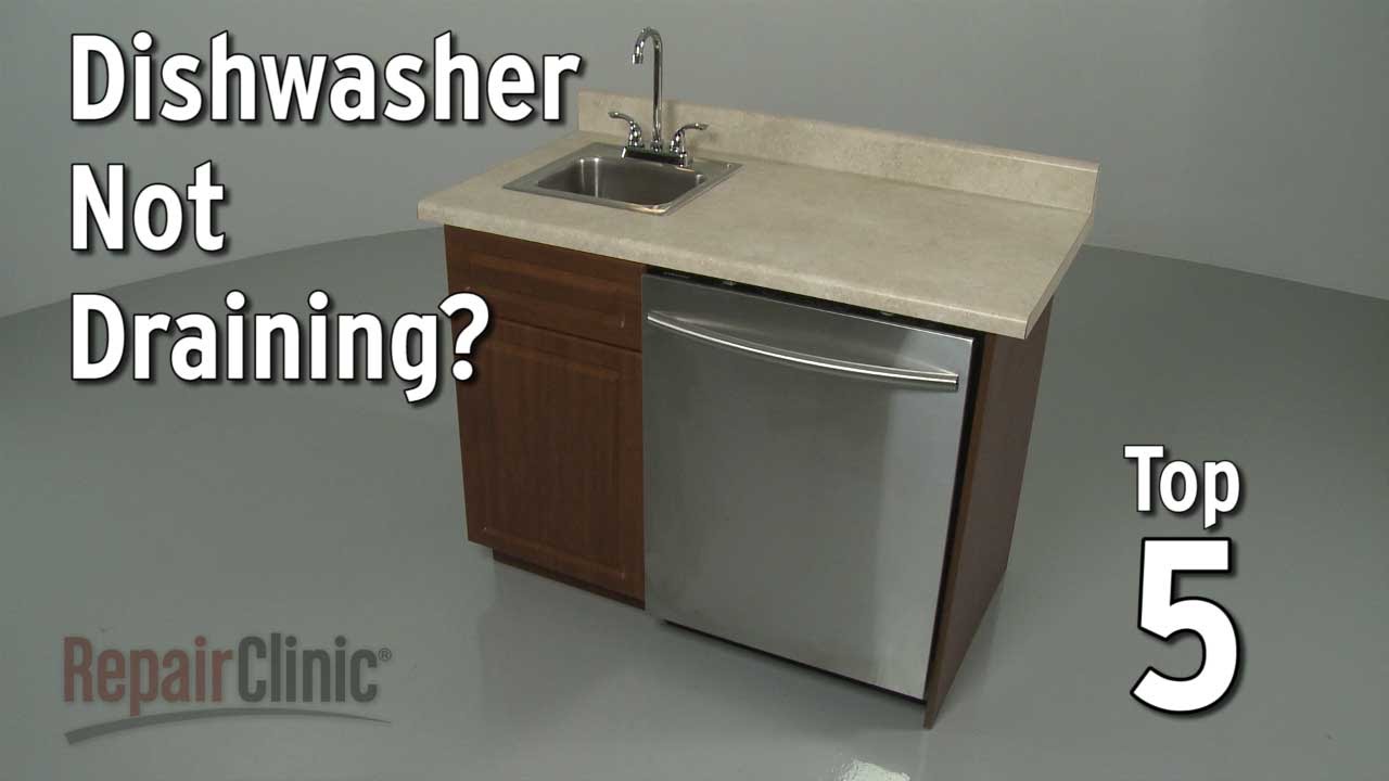 Dishwasher Not Draining &mdash; Dishwasher Troubleshooting