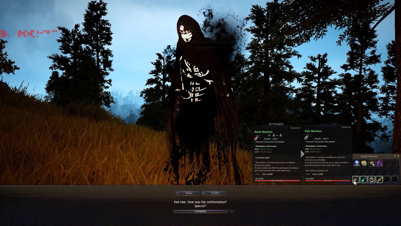 [Black Desert Online EU] Faust Forest Queen Stoneback Crab - Sorceress L44