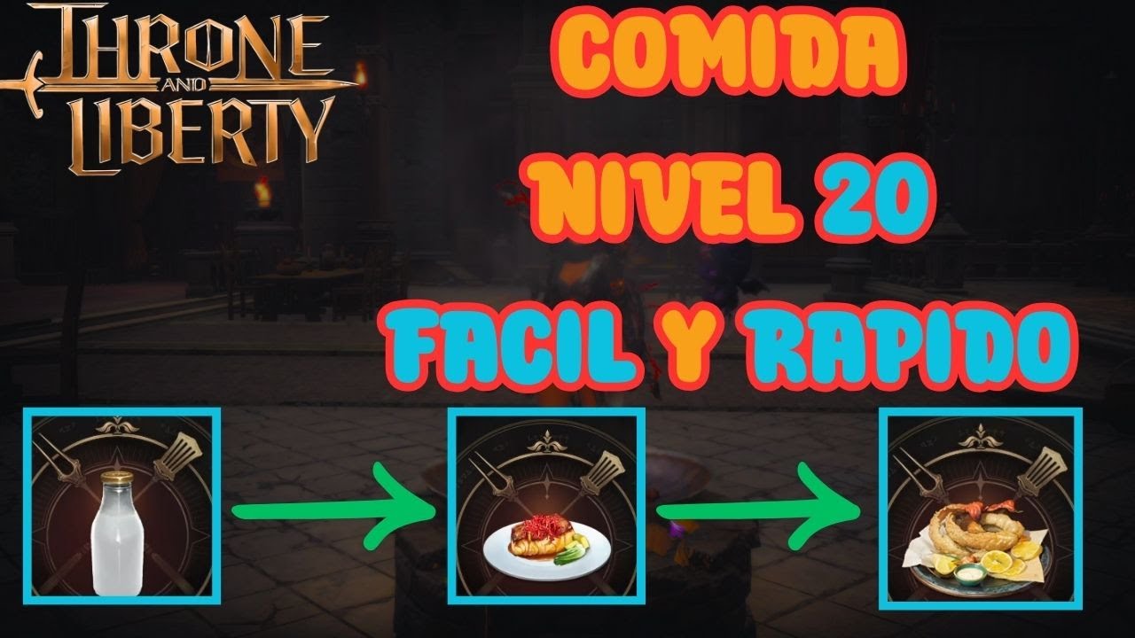 😯​ COMO SUBIR COMIDA AL NIVEL MAXIMO RAPIDO Y FACIL😎​ - Throne and Liberty