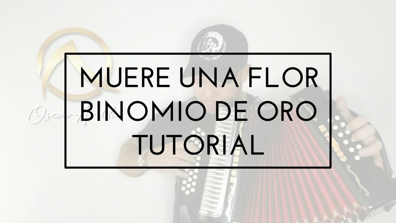 Muere una flor Binomio de Oro Tutorial - Oscar Ardila