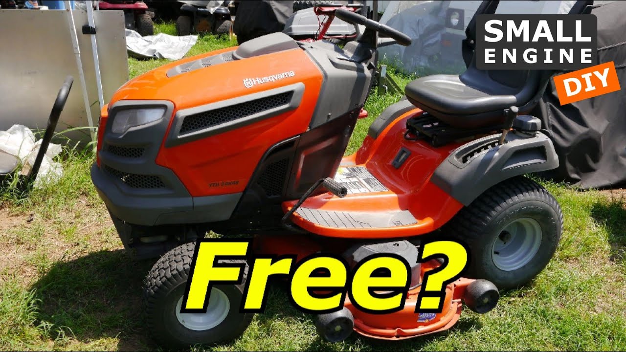 Хорошо-хорошо, бесплатный газонный трактор Husqvarna. Что с ним может быть не так?