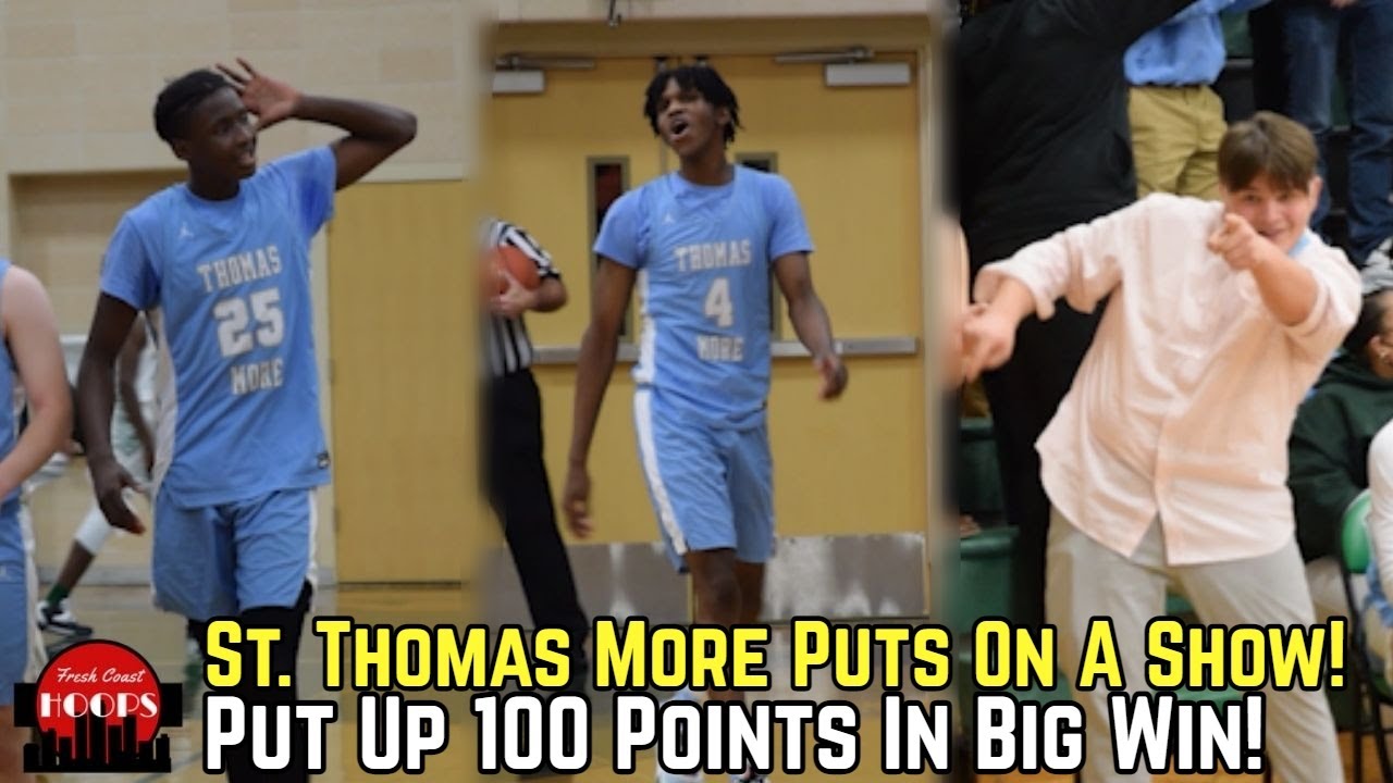 St. Thomas More Puts On A Show vs Dominican! Amari McCottry Goes Off!